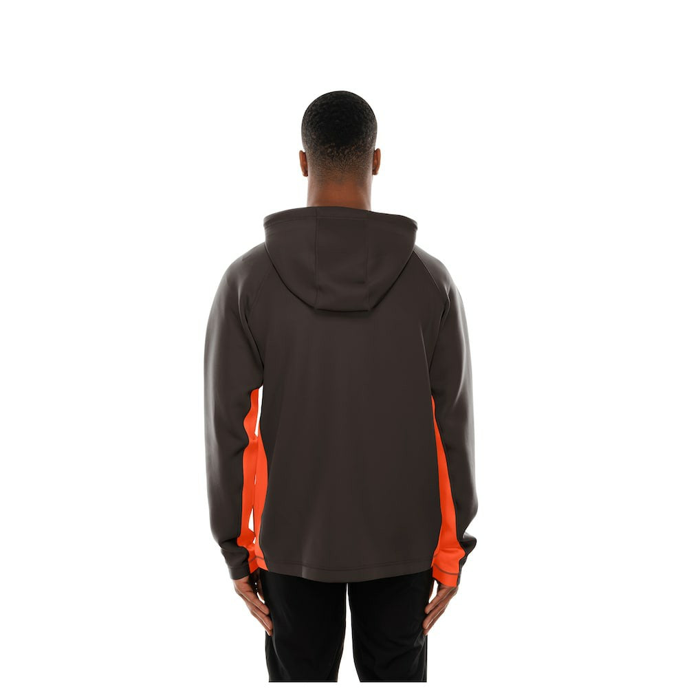 Combine Authentic Raglan Scuba Full-Zip Hoodie - Cleveland Browns Hoodies