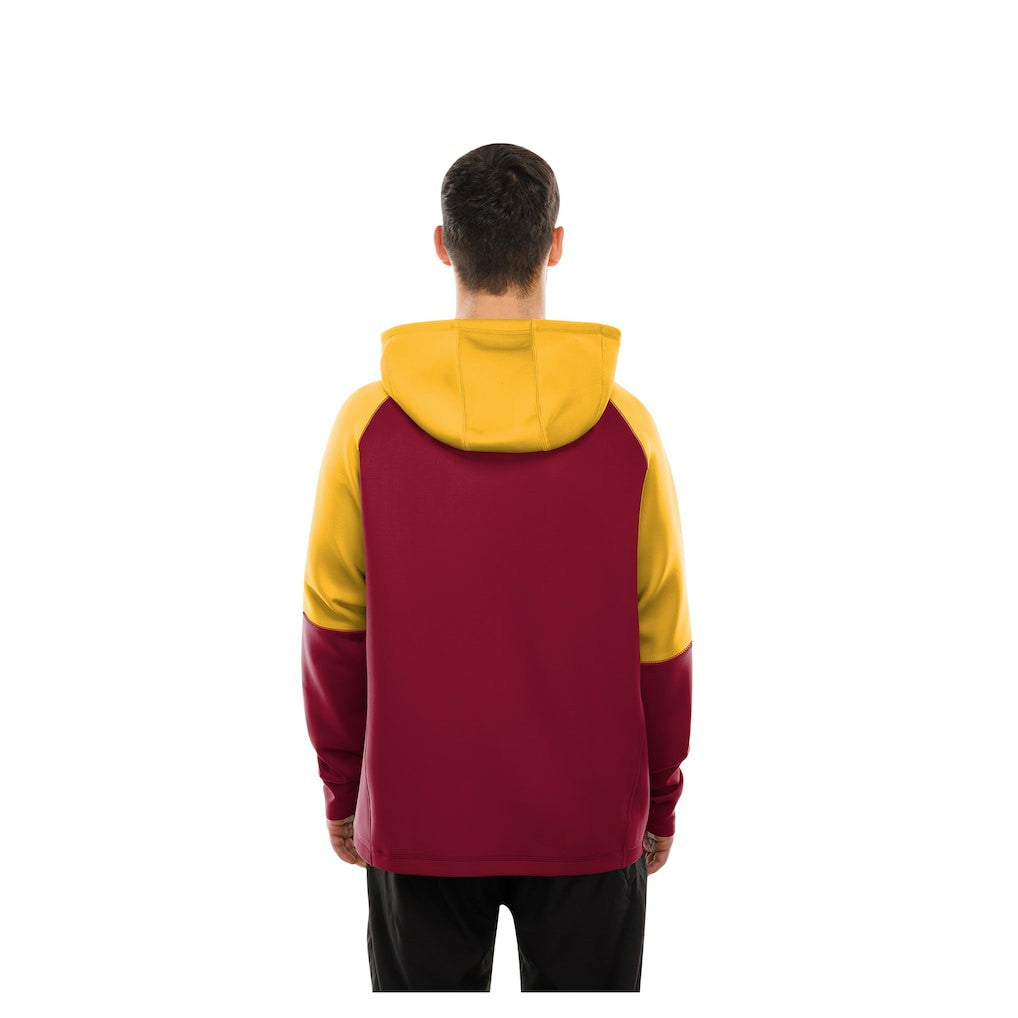 Combine Authentic Color Block Raglan Pullover Hoodie - Washington Commanders Hoodies