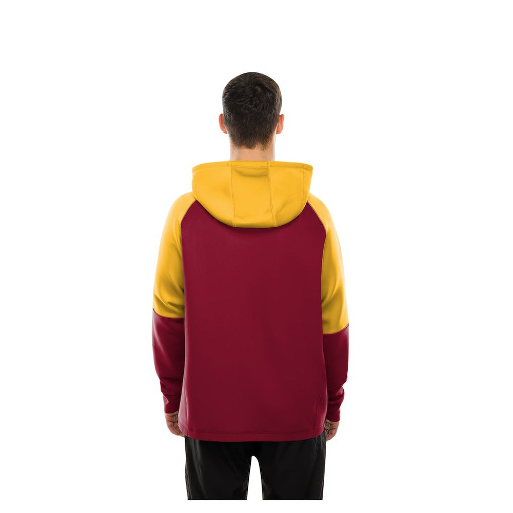 Combine Authentic Color Block Raglan Pullover Hoodie - Washington Commanders Hoodies