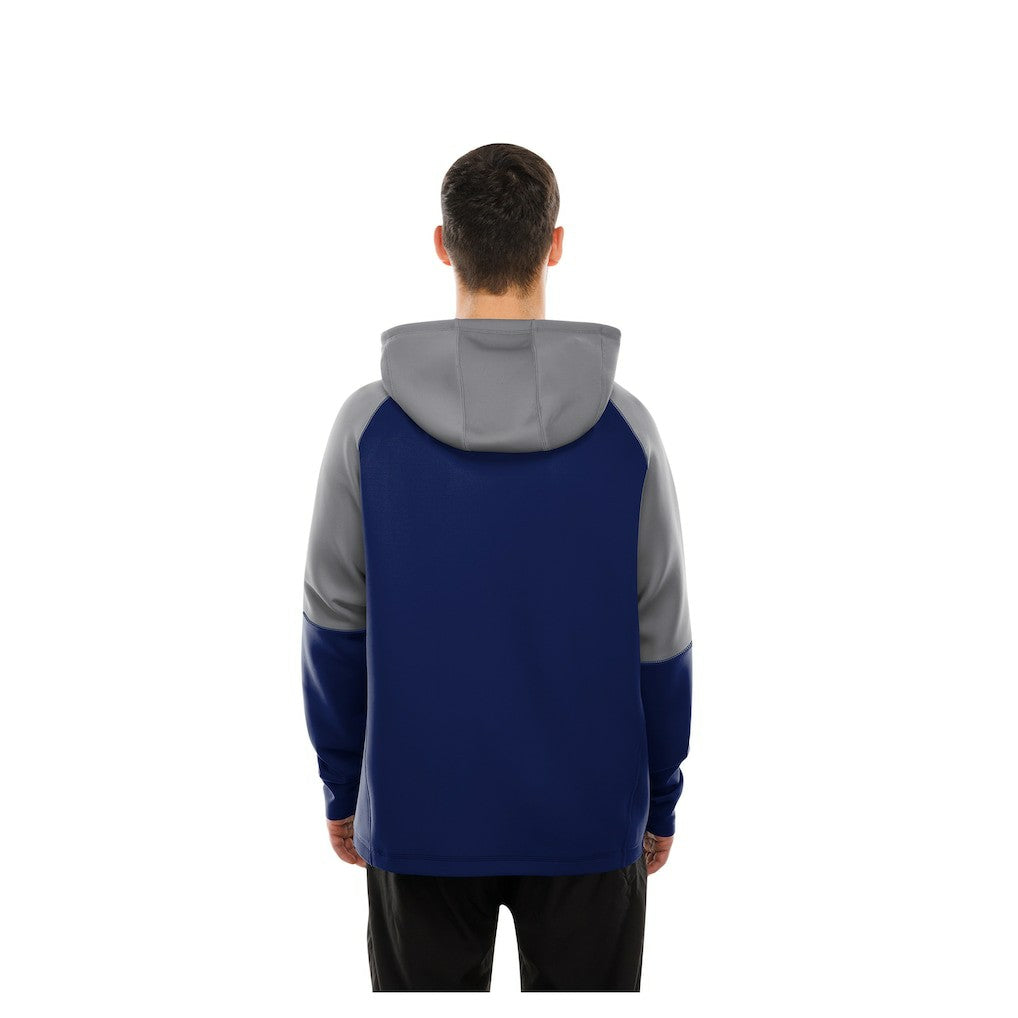 Combine Authentic Color Block Raglan Pullover Hoodie - Indianapolis Colts Hoodies