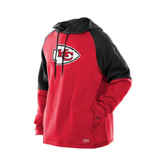 Combine Authentic Color Block Raglan Pullover Hoodie - Kansas City Chiefs Hoodies