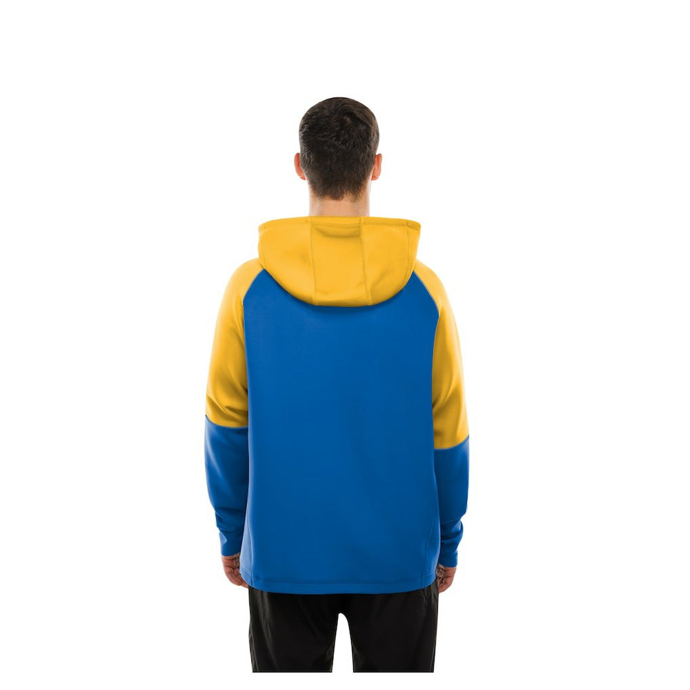 Combine Authentic Color Block Raglan Pullover Hoodie - Los Angeles Rams Hoodies