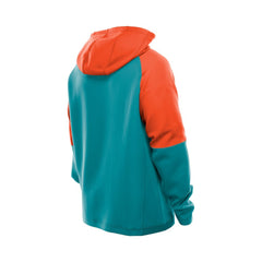 Combine Authentic Color Block Raglan Pullover Hoodie - Miami Dolphins Hoodies