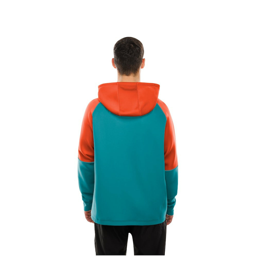 Combine Authentic Color Block Raglan Pullover Hoodie - Miami Dolphins Hoodies