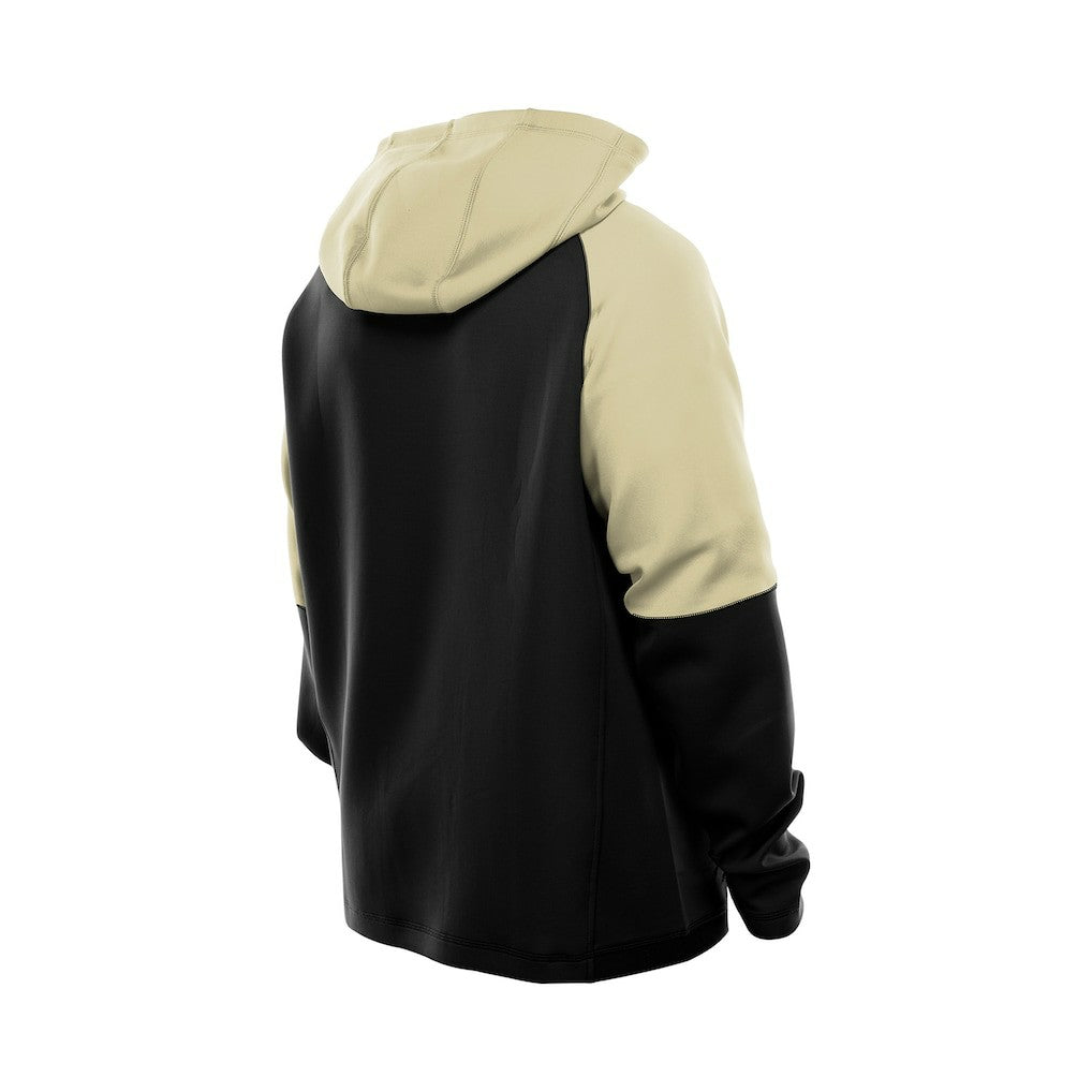 Combine Authentic Color Block Raglan Pullover Hoodie - New Orleans Saints Hoodies