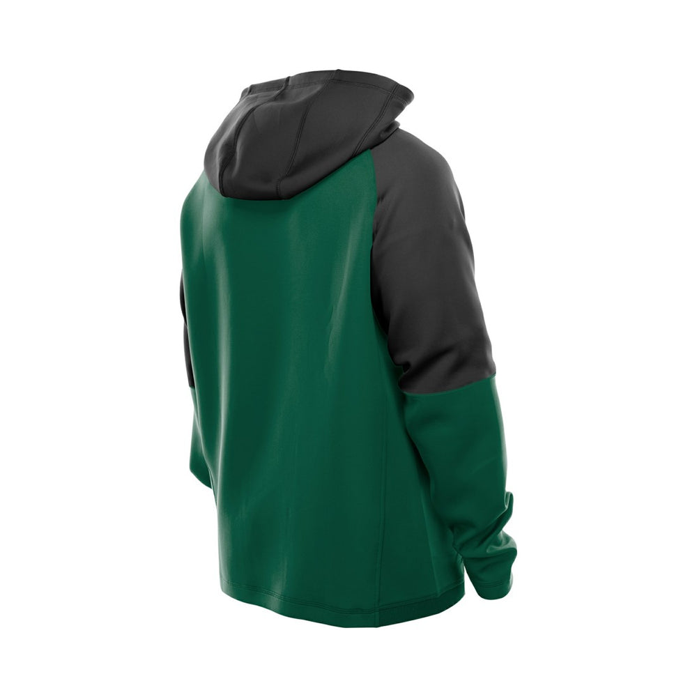 Combine Authentic Color Block Raglan Pullover Hoodie - New York Jets Hoodies