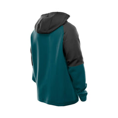 Combine Authentic Color Block Raglan Pullover Hoodie - Philadelphia Eagles Hoodies