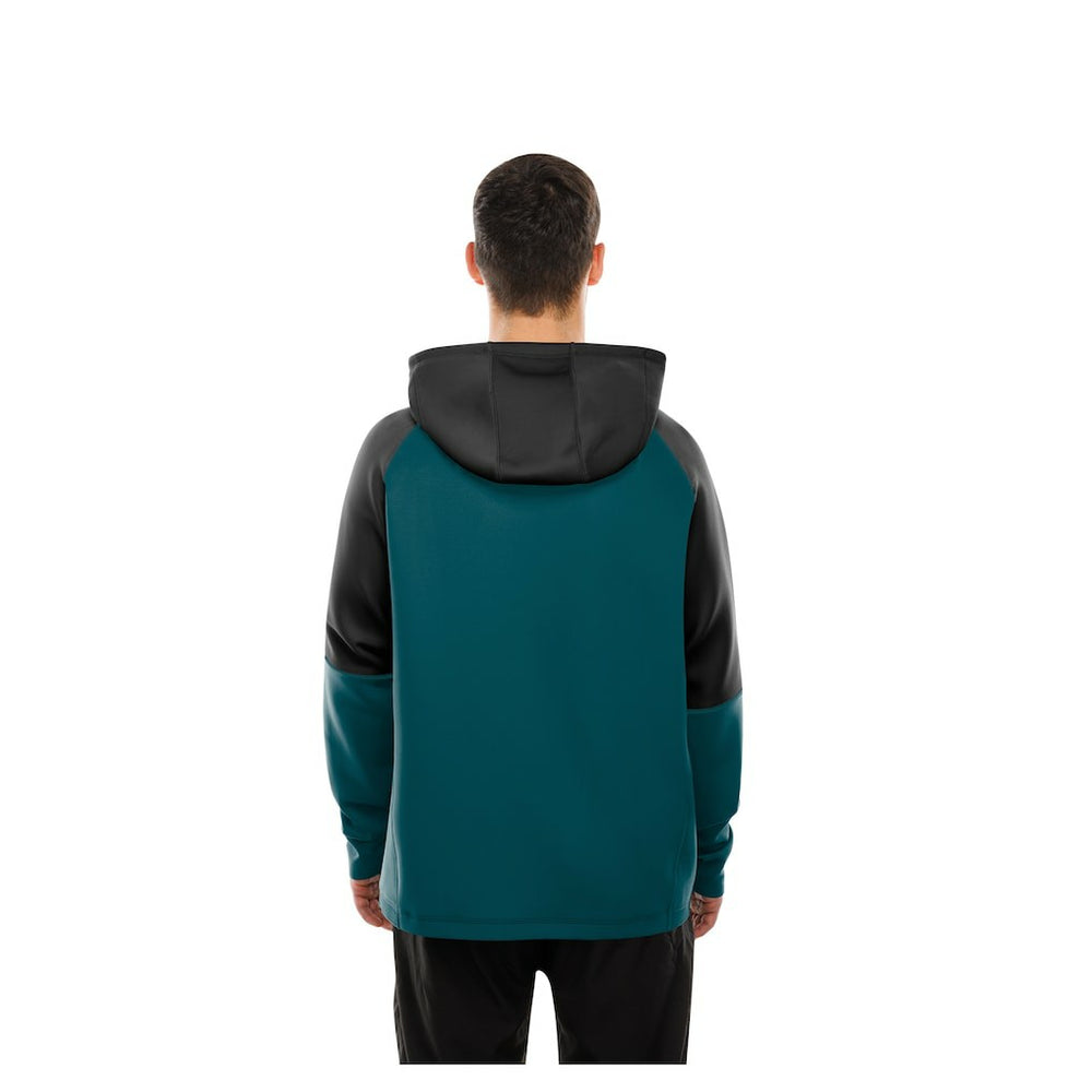 Combine Authentic Color Block Raglan Pullover Hoodie - Philadelphia Eagles Hoodies