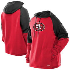 Combine Authentic Color Block Raglan Pullover Hoodie - San Francisco 49ers Hoodies