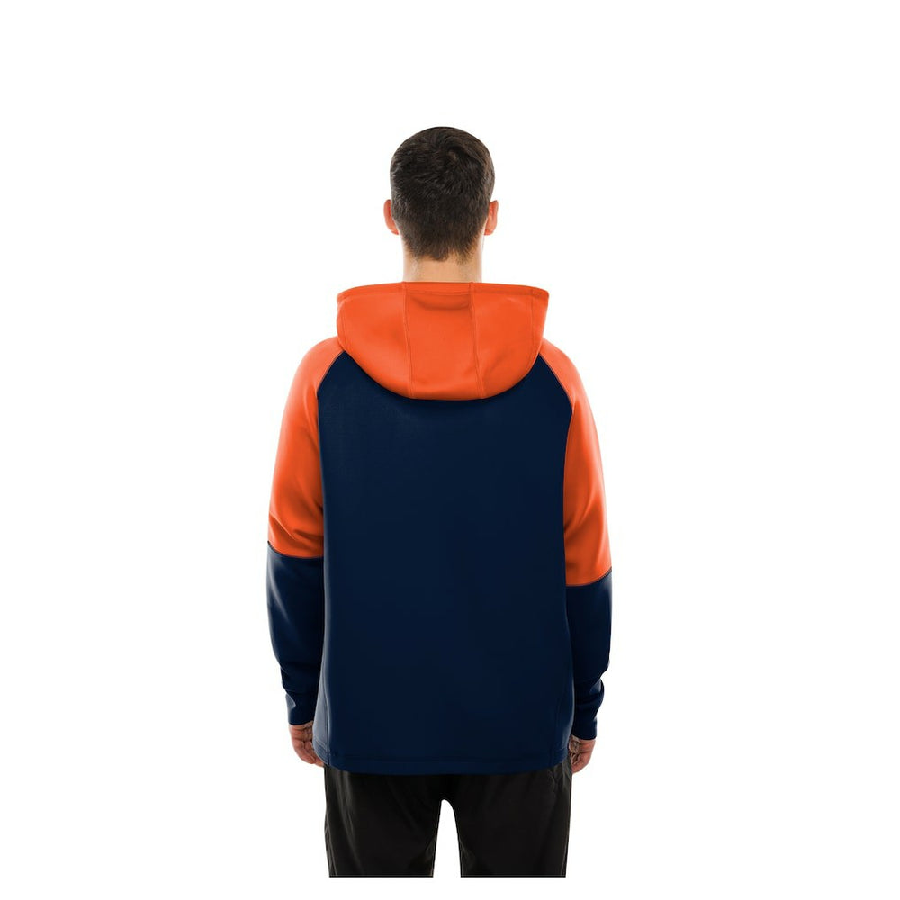 Combine Authentic Color Block Raglan Pullover Hoodie - Chicago Bears Hoodies