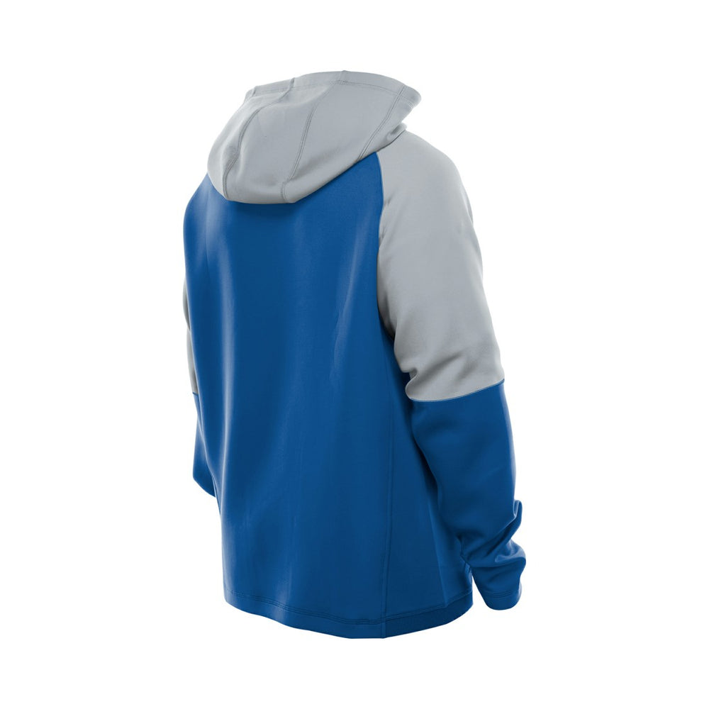 Combine Authentic Color Block Raglan Pullover Hoodie - Detroit Lions Hoodies