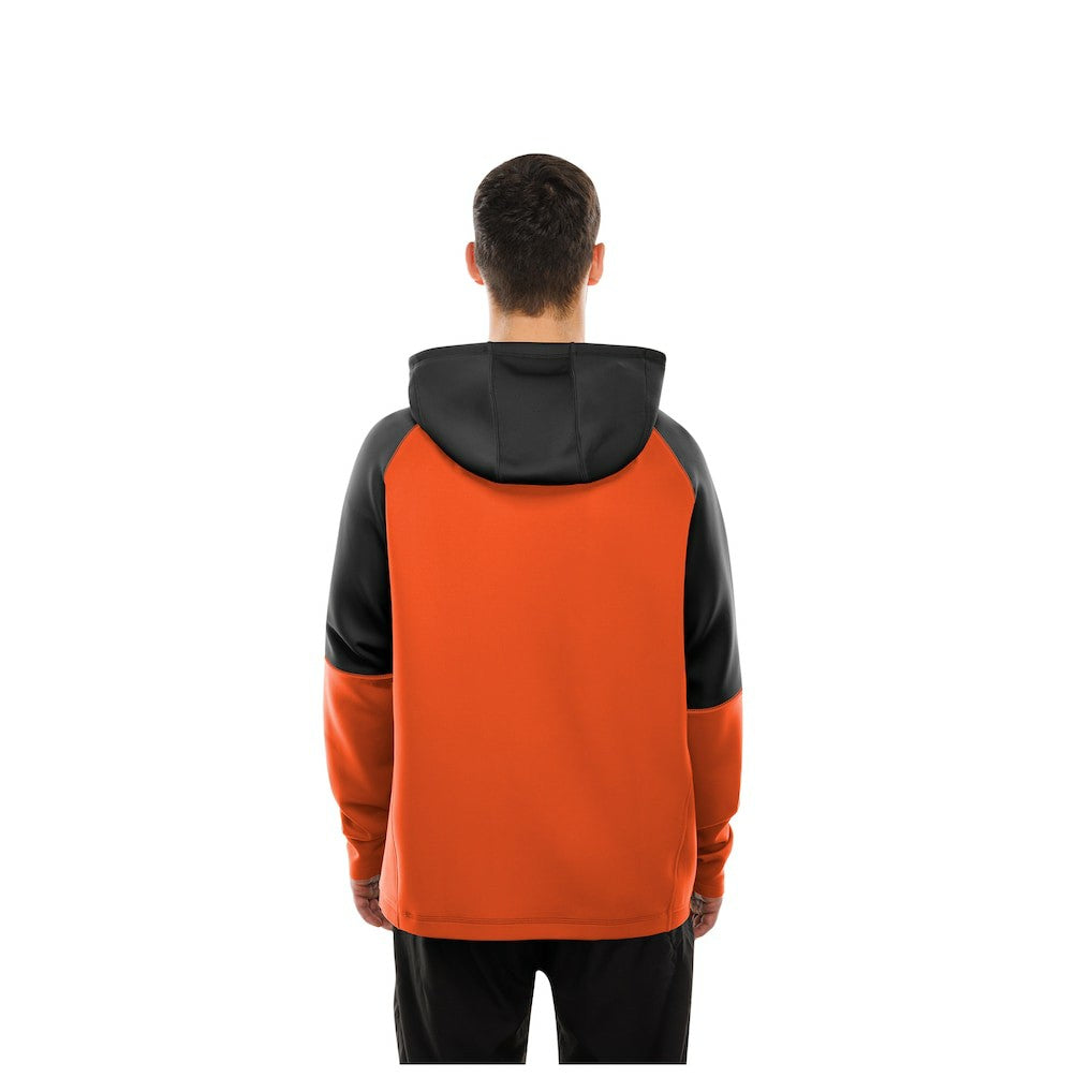 Combine Authentic Color Block Raglan Pullover Hoodie - Cincinnati Bengals Hoodies