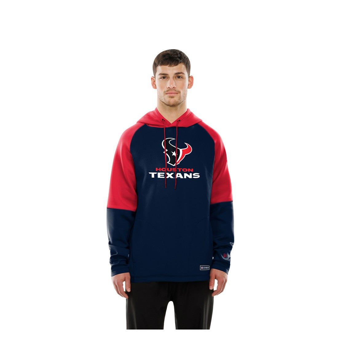 Combine Authentic Color Block Raglan Pullover Hoodie - Houston Texans Hoodies