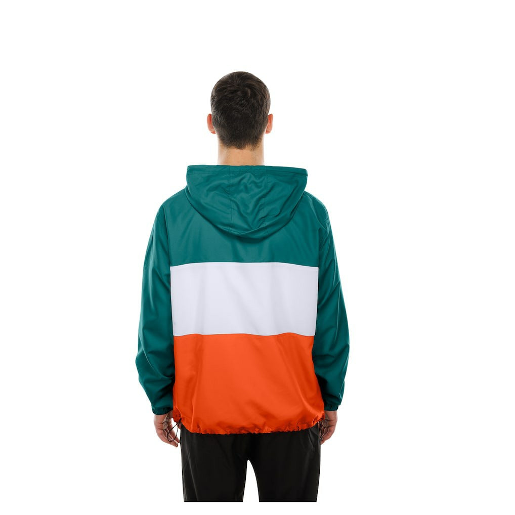 Ripstop Quarter-Zip Hooded Windbreaker - Miami Dolphins Tops