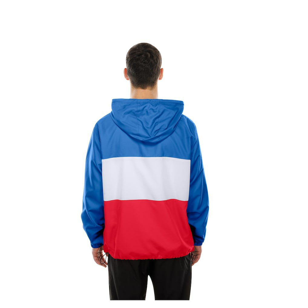 Ripstop Quarter-Zip Hooded Windbreaker - Buffalo Bills Tops