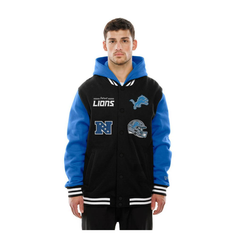 Full-Snap Fleece Hoodie Jacket - Detroit Lions Hoodies