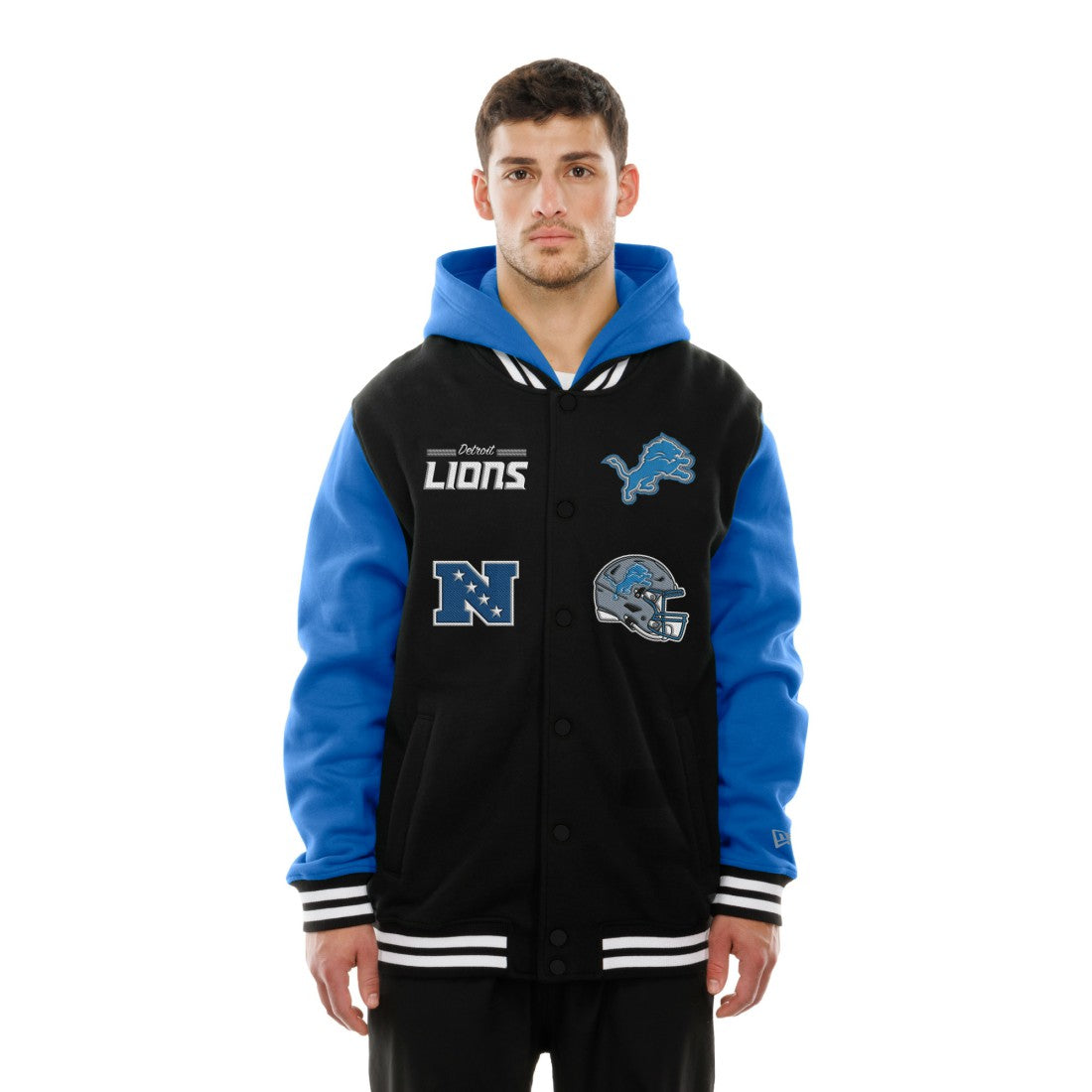 Full-Snap Fleece Hoodie Jacket - Detroit Lions Hoodies