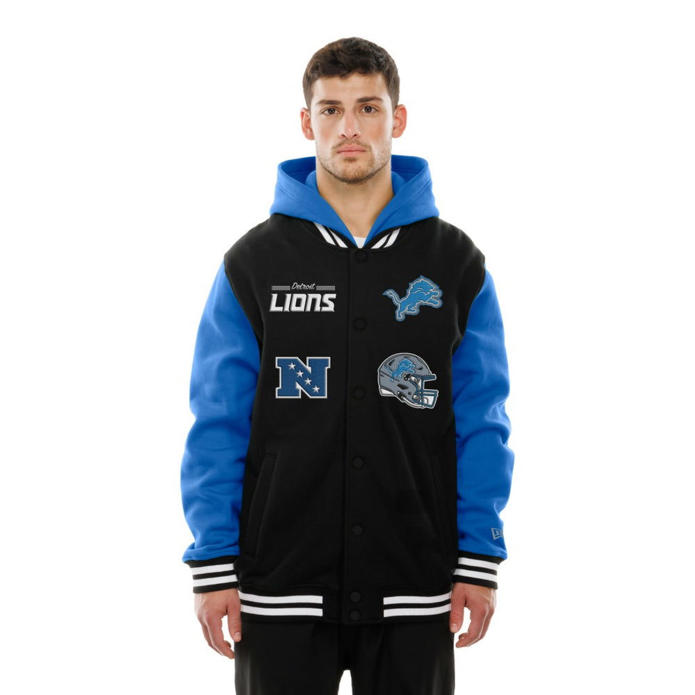 Full-Snap Fleece Hoodie Jacket - Detroit Lions Hoodies