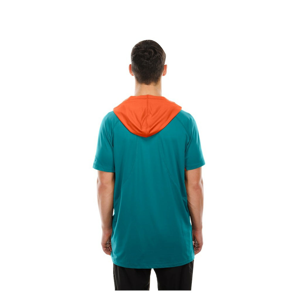 Combine Authentic Hooded Raglan Short-Sleeve T-Shirt - Miami Dolphins T-shirts