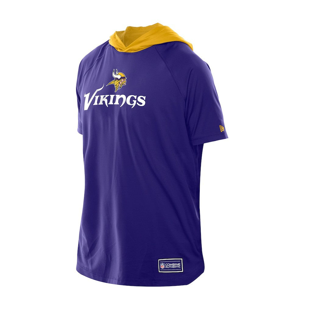 Combine Authentic Hooded Raglan Short-Sleeve T-Shirt - Minnesota Vikings T-shirts