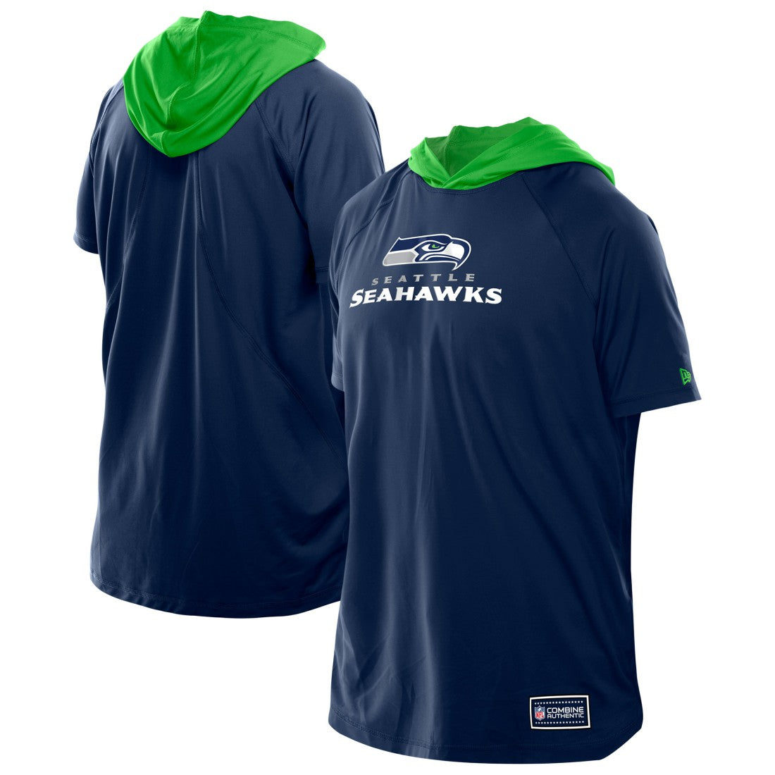 Combine Authentic Hooded Raglan Short-Sleeve T-Shirt - Seattle Seahawks T-shirts