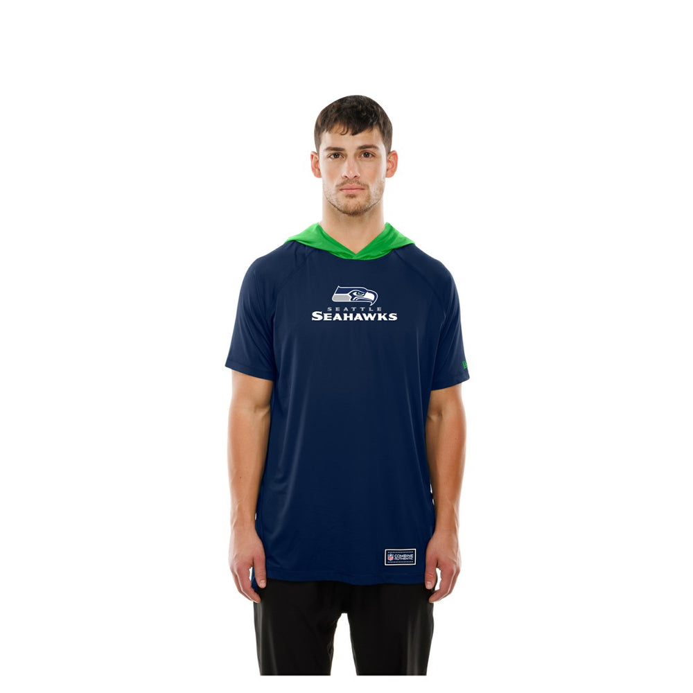 Combine Authentic Hooded Raglan Short-Sleeve T-Shirt - Seattle Seahawks T-shirts