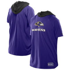 Combine Authentic Hooded Raglan Short-Sleeve T-Shirt - Baltimore Ravens T-shirts