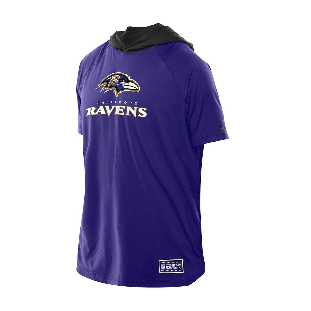 Combine Authentic Hooded Raglan Short-Sleeve T-Shirt - Baltimore Ravens T-shirts