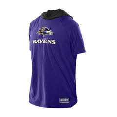 Combine Authentic Hooded Raglan Short-Sleeve T-Shirt - Baltimore Ravens T-shirts