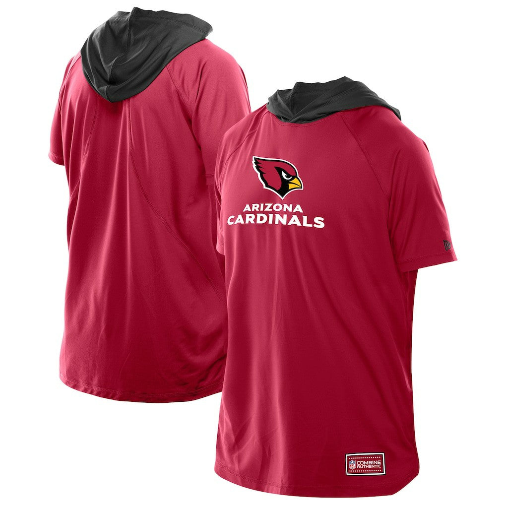 Combine Authentic Hooded Raglan Short-Sleeve T-Shirt - Arizona Cardinals T-shirts