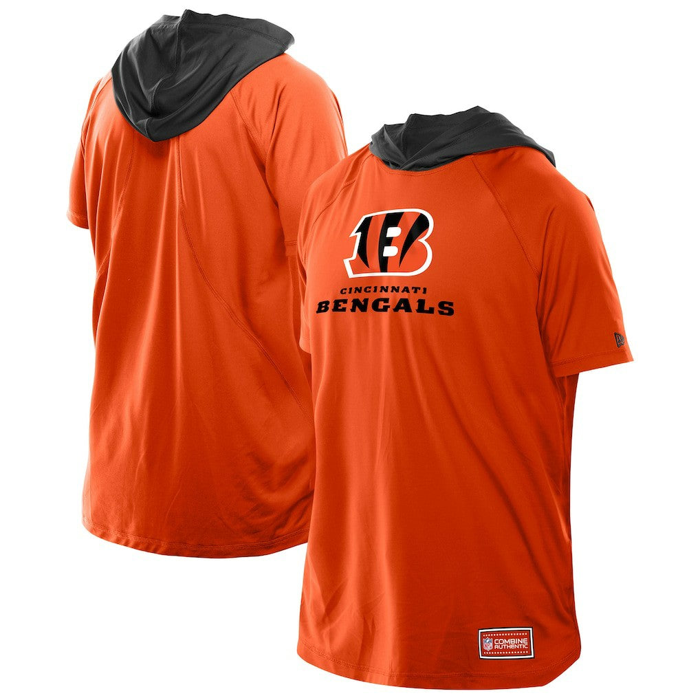 Combine Authentic Hooded Raglan Short-Sleeve T-Shirt - Cincinnati Bengals T-shirts