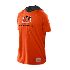 Combine Authentic Hooded Raglan Short-Sleeve T-Shirt - Cincinnati Bengals T-shirts