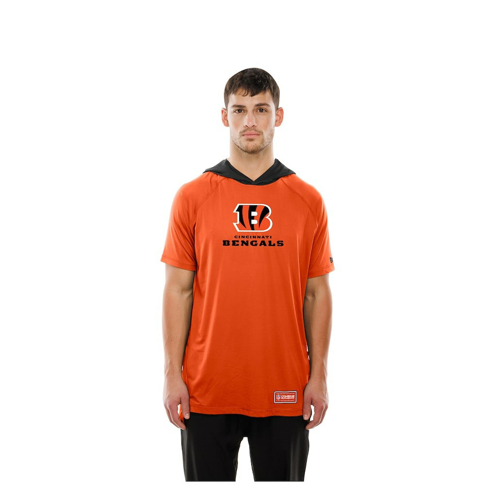 Combine Authentic Hooded Raglan Short-Sleeve T-Shirt - Cincinnati Bengals T-shirts