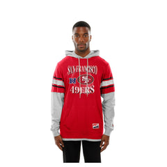 Twofer Layered Long Sleeve Hoodie T-Shirt - San Francisco 49ers Hoodies