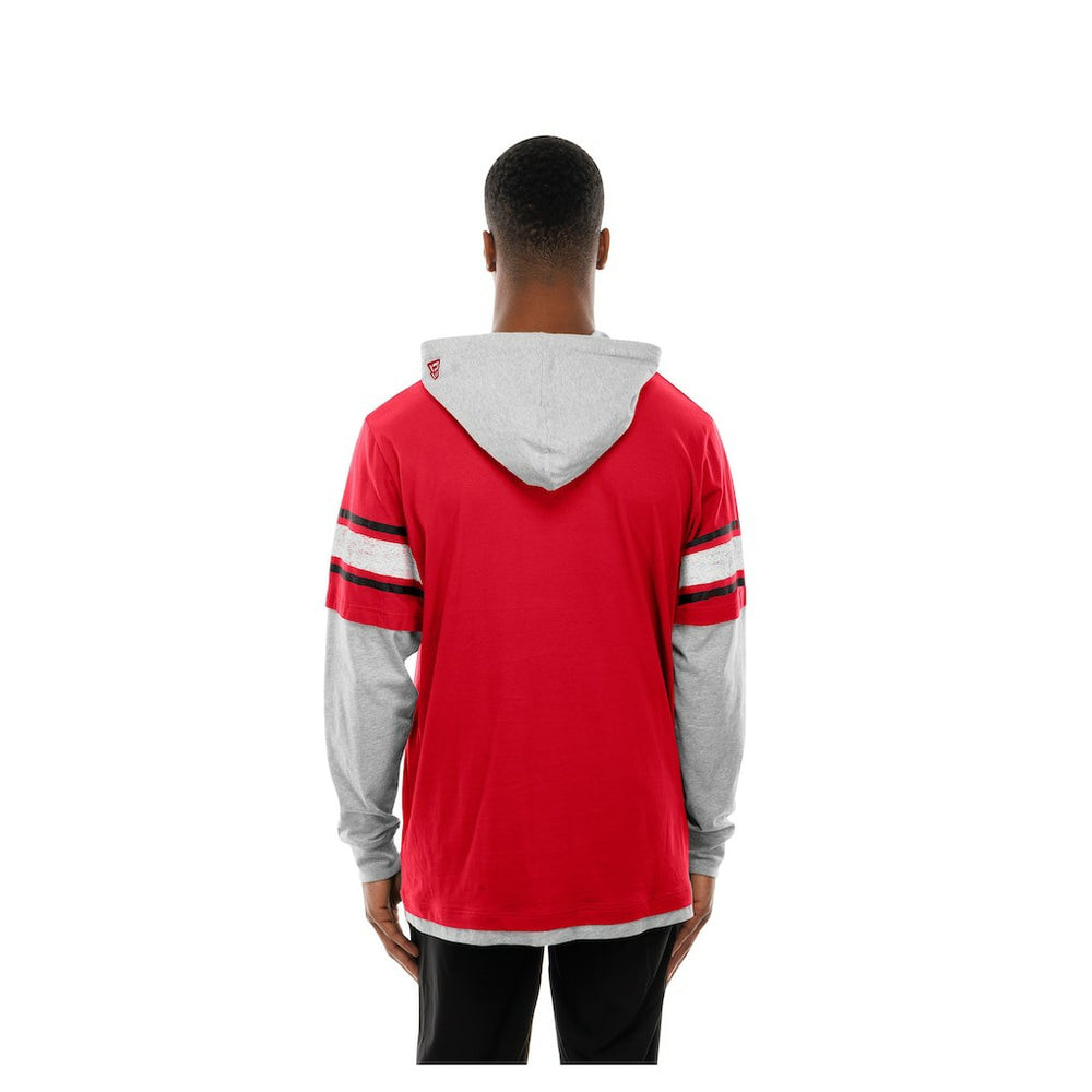Twofer Layered Long Sleeve Hoodie T-Shirt - San Francisco 49ers Hoodies