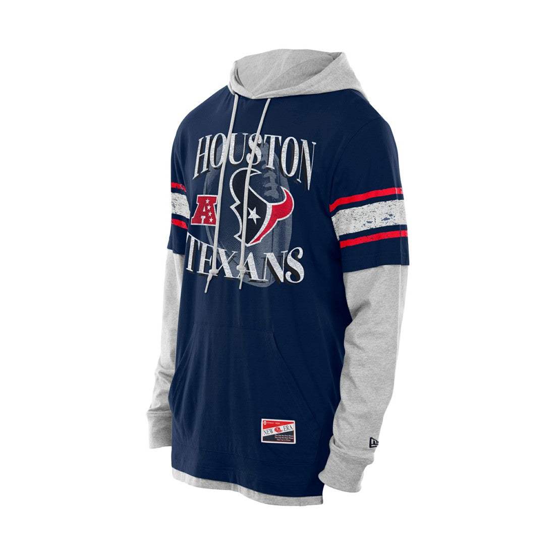 Twofer Layered Long Sleeve Hoodie T-Shirt - Houston Texans Hoodies