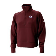 NHL Colorado Avalanche Columbia Women's Wickhams Hills Raglan Omni-Wick Half-Zip Pullover