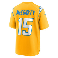 Ladd McConkey  Alternate Charger Power Game Player Jersey - Los Angeles Chargers Jerseys