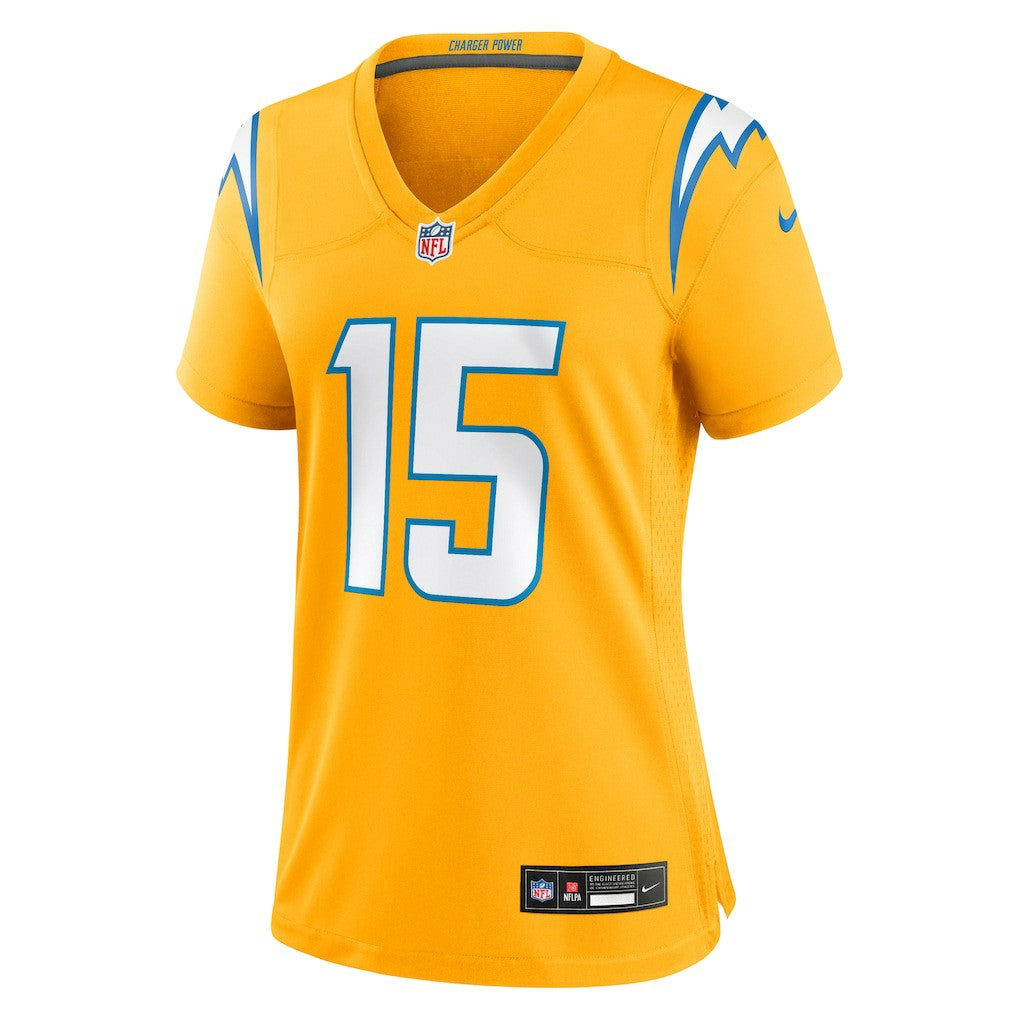 Ladd McConkey  Women's Alternate Charger Power Game Jersey - Los Angeles Chargers Jerseys