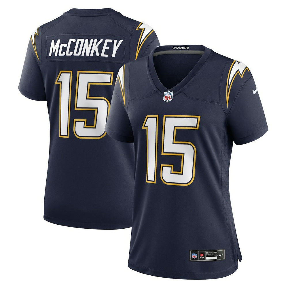 Ladd McConkey  Women's Alternate Super Chargers Game Jersey - Los Angeles Chargers Jerseys