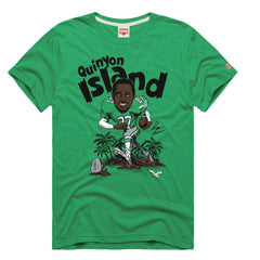 Quinyon Mitchell  Homage Unisex Caricature Player Tri-Blend T-Shirt - Philadelphia Eagles T-shirts