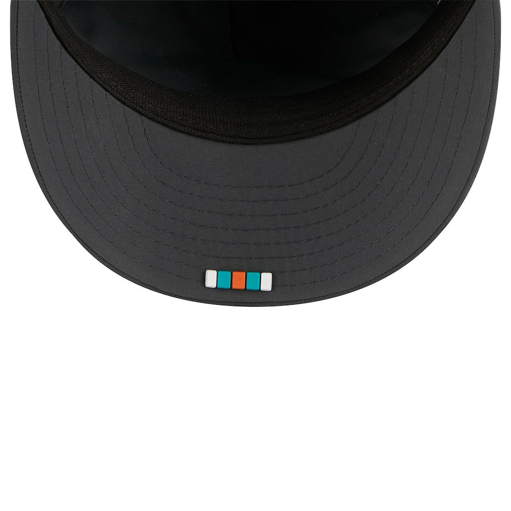 2025 Sideline Cold Weather Retro Crown 59FIFTY Fitted Hat - Miami Dolphins Hats