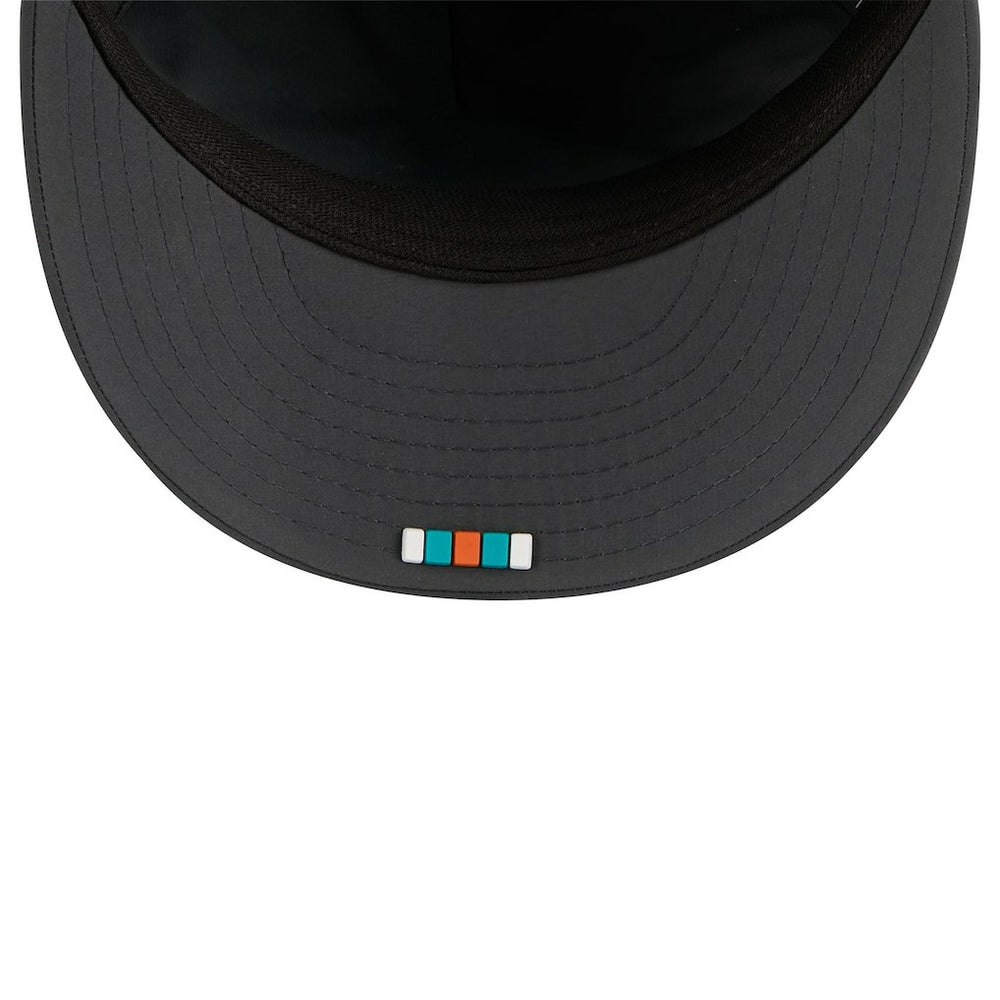 2025 Sideline Cold Weather Retro Crown 59FIFTY Fitted Hat - Miami Dolphins Hats