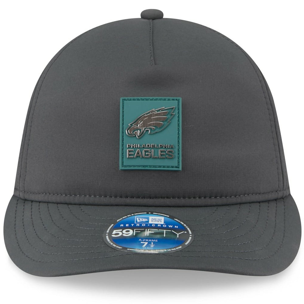 2025 Sideline Cold Weather Retro Crown 59FIFTY Fitted Hat - Philadelphia Eagles Hats