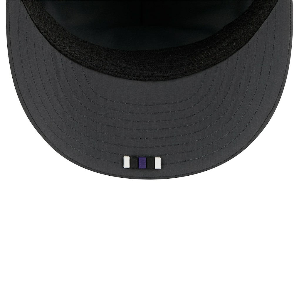 2025 Sideline Cold Weather Retro Crown 59FIFTY Fitted Hat - Baltimore Ravens Hats