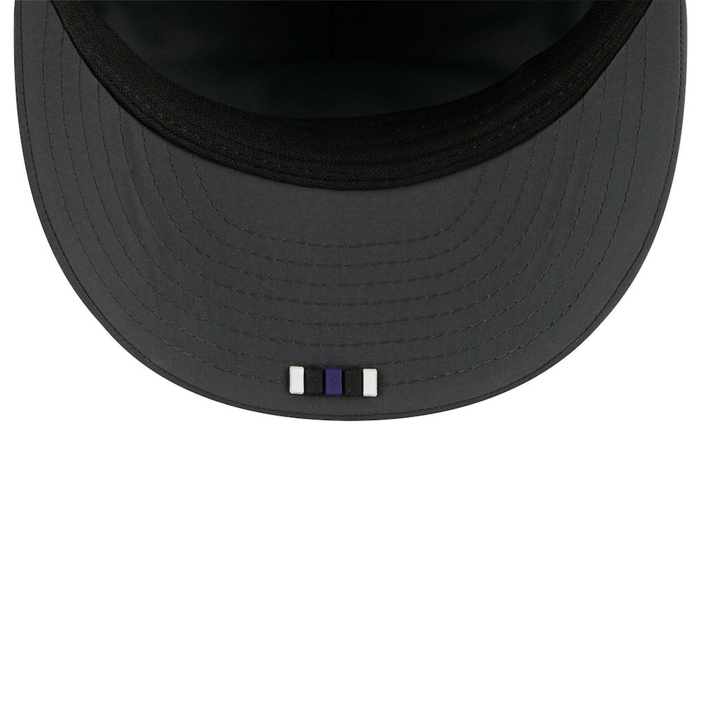 2025 Sideline Cold Weather Retro Crown 59FIFTY Fitted Hat - Baltimore Ravens Hats