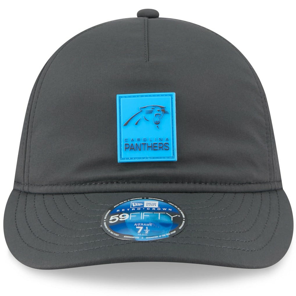 2025 Sideline Cold Weather Retro Crown 59FIFTY Fitted Hat - Carolina Panthers Hats