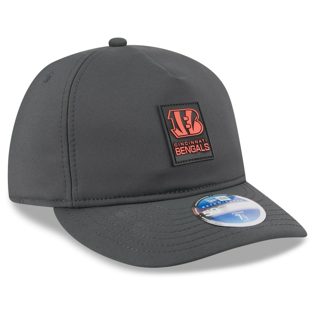 2025 Sideline Cold Weather Retro Crown 59FIFTY Fitted Hat - Cincinnati Bengals Hats