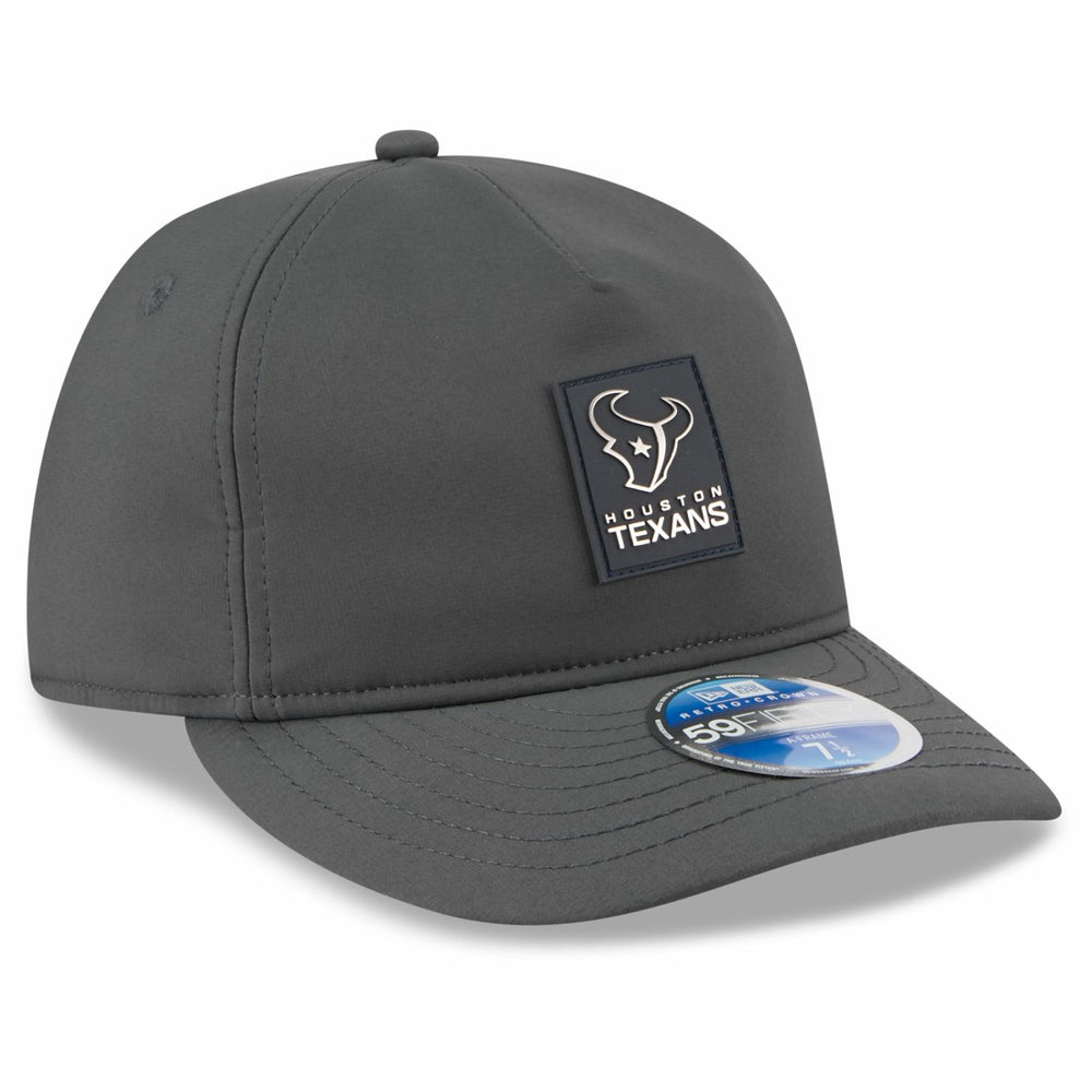 2025 Sideline Cold Weather Retro Crown 59FIFTY Fitted Hat - Houston Texans Hats