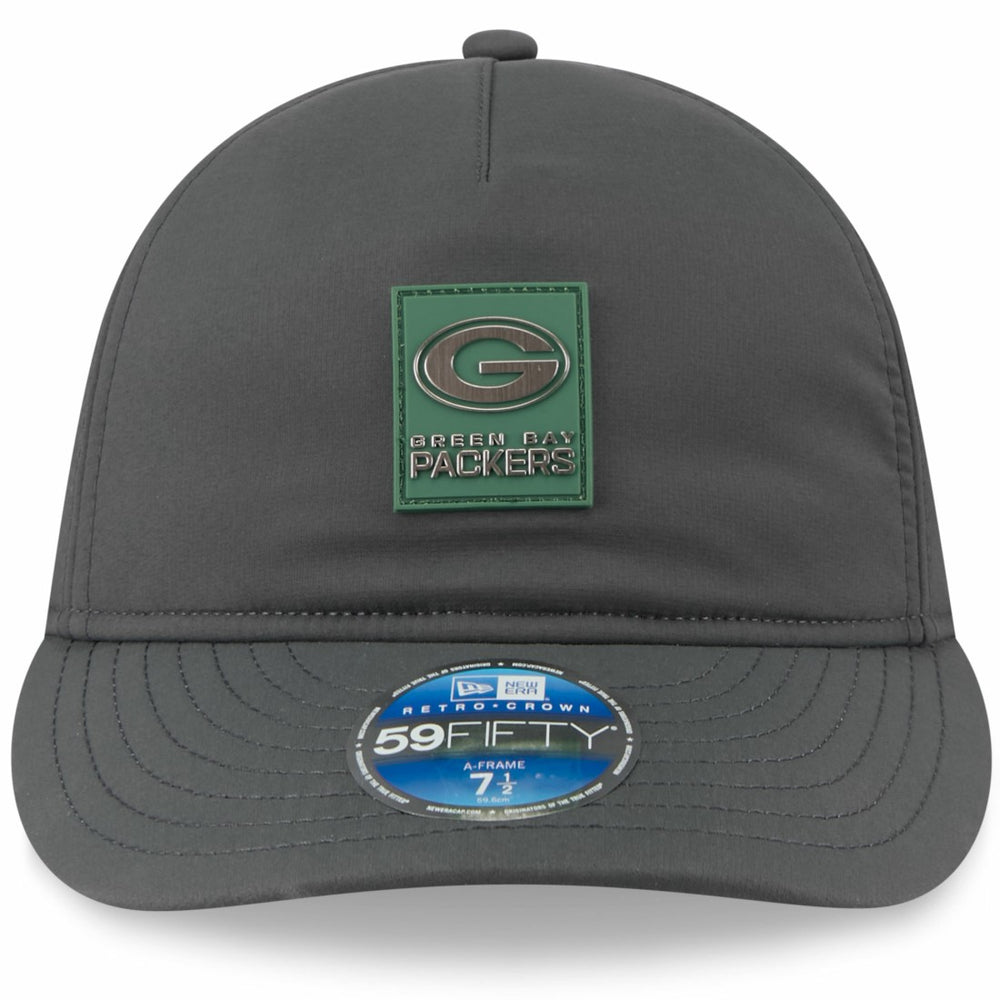 2025 Sideline Cold Weather Retro Crown 59FIFTY Fitted Hat - Green Bay Packers Hats